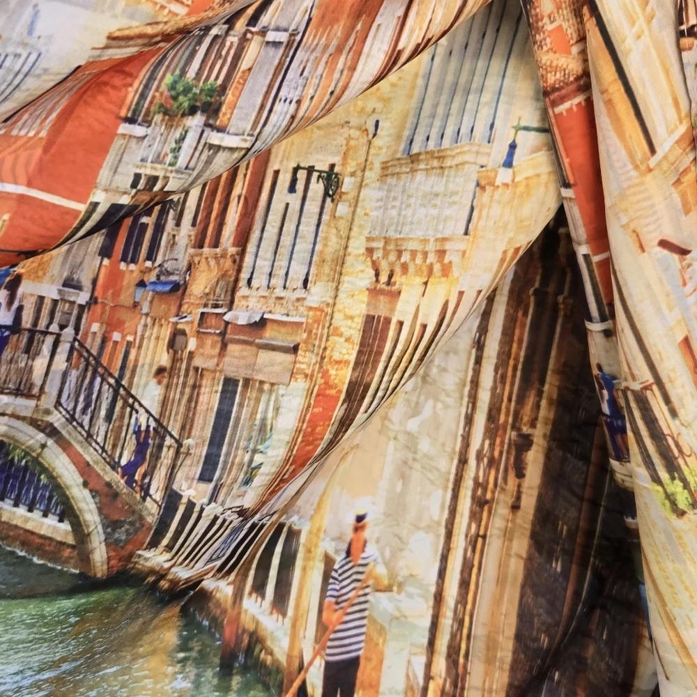 Venice Silk Blend Scarf Large